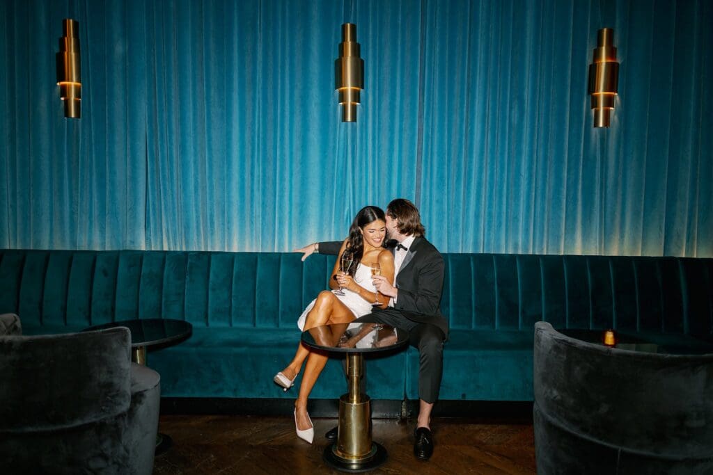 chicago engagement photos at pearl club