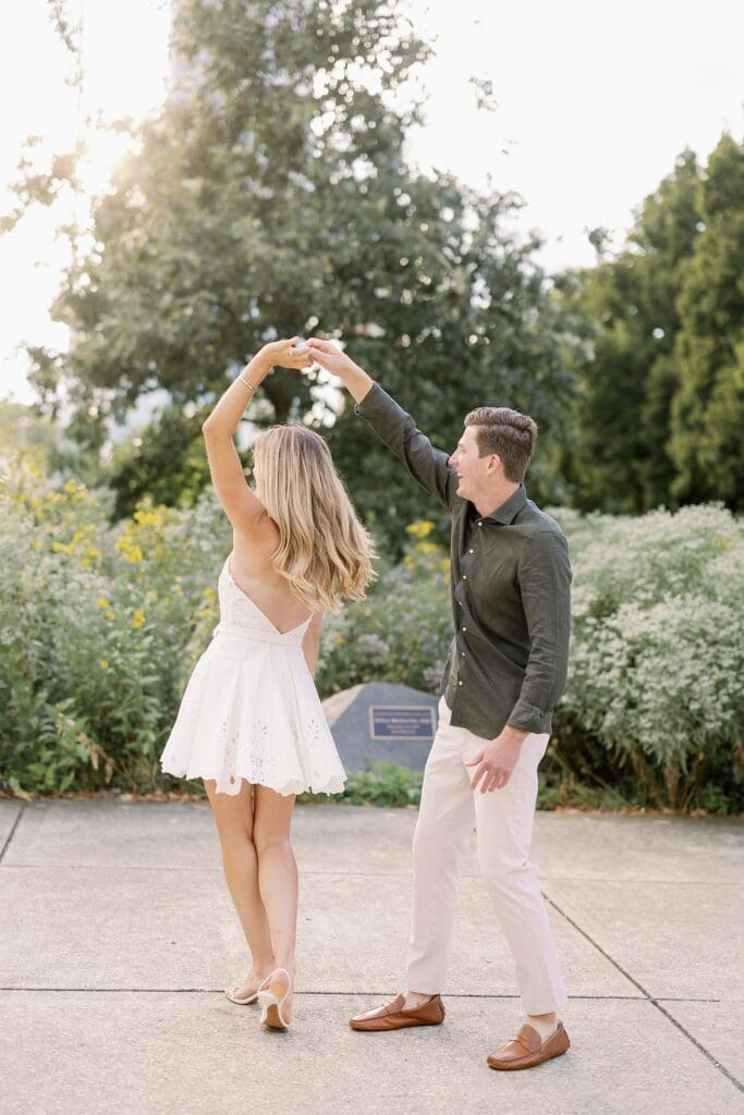 Chicago Engagement Photos at Museum Campus