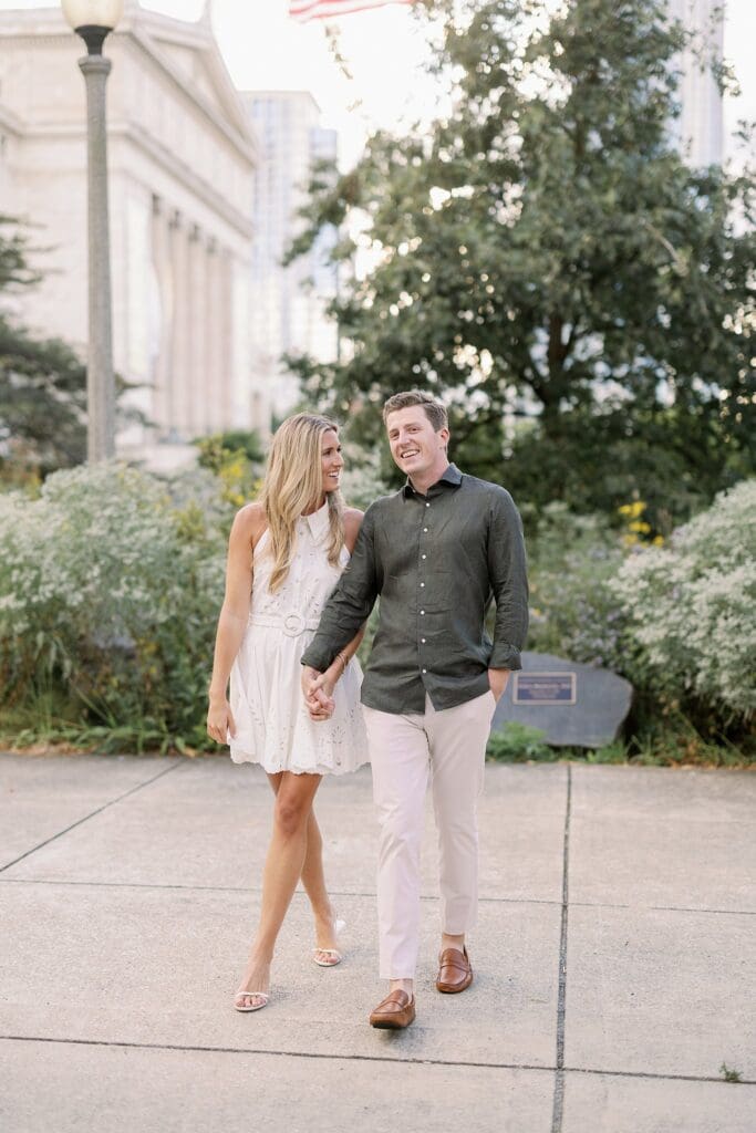 Chicago Engagement Photos at Museum Campus