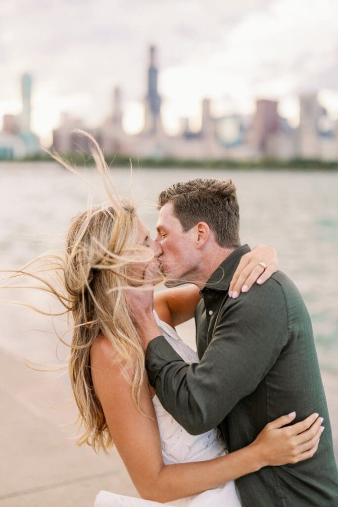 Chicago Engagement Photos at Museum Campus