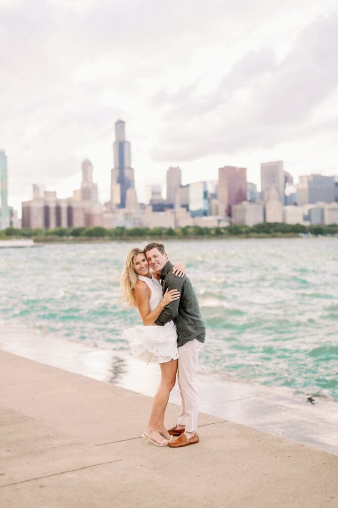Chicago Engagement Photos at Museum Campus