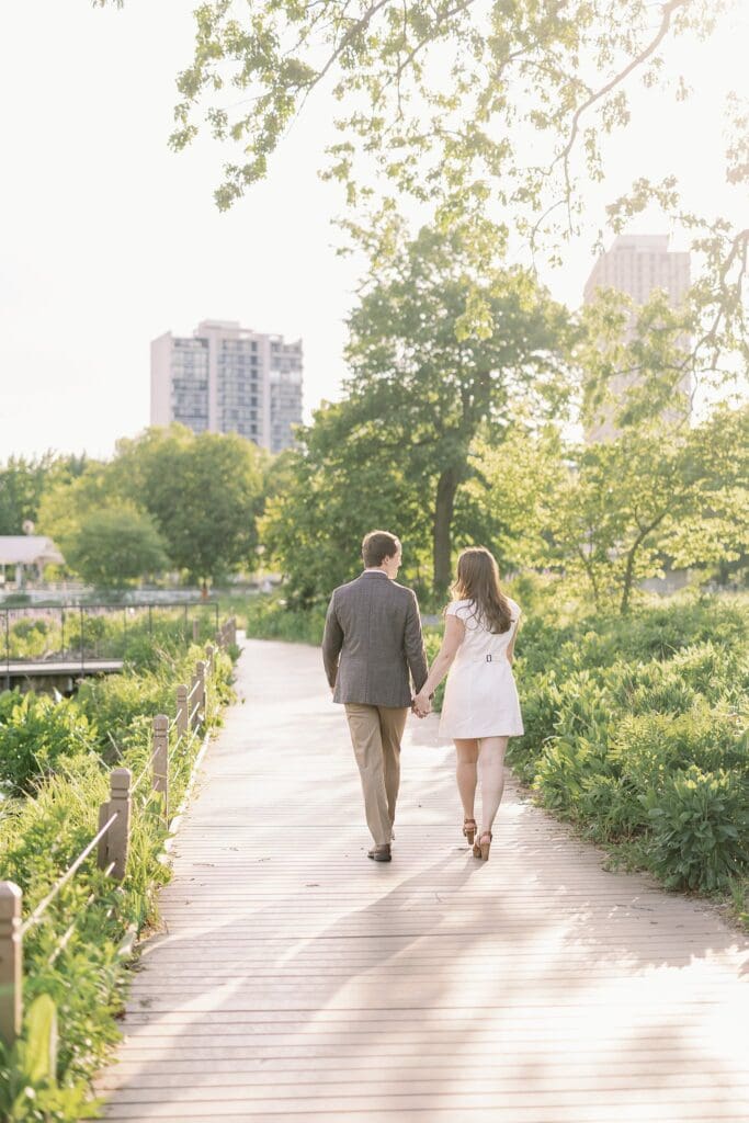 Lincoln Park Boardwalk Engagement Photos