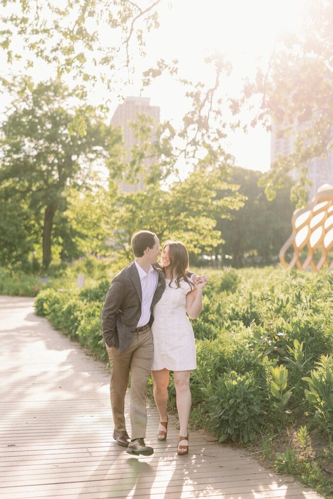 Lincoln Park Boardwalk Engagement Photos