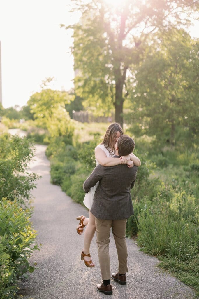 Lincoln Park Boardwalk Engagement Photos