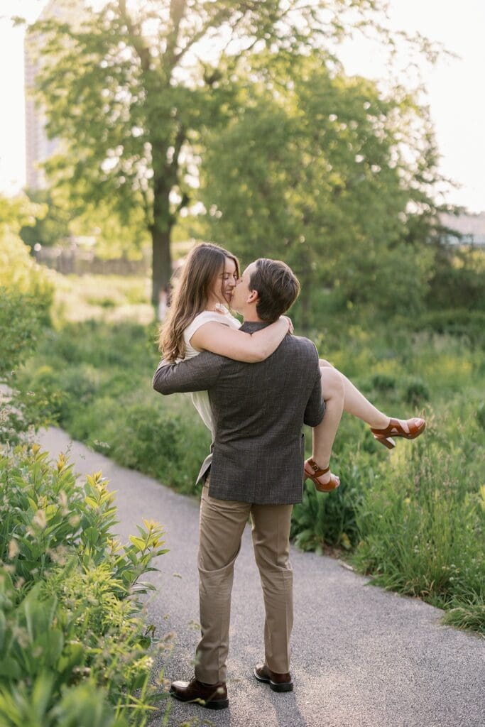 Lincoln Park Boardwalk Engagement Photos