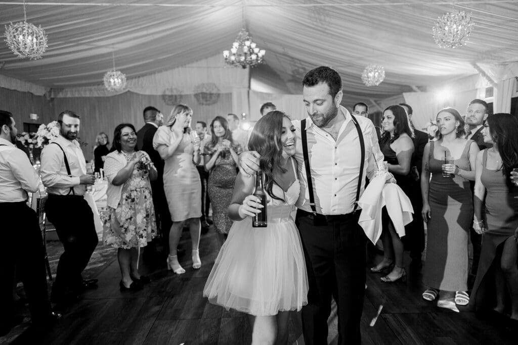 dance floor at montebello estate wedding
