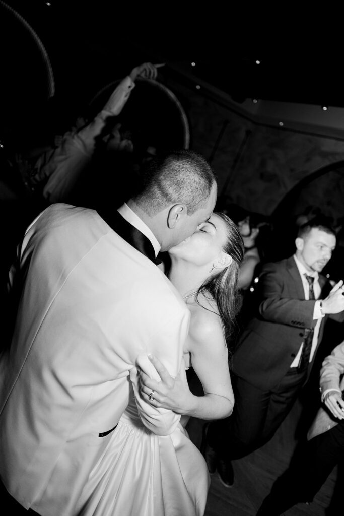 bride and groom atChicago Winery Wedding