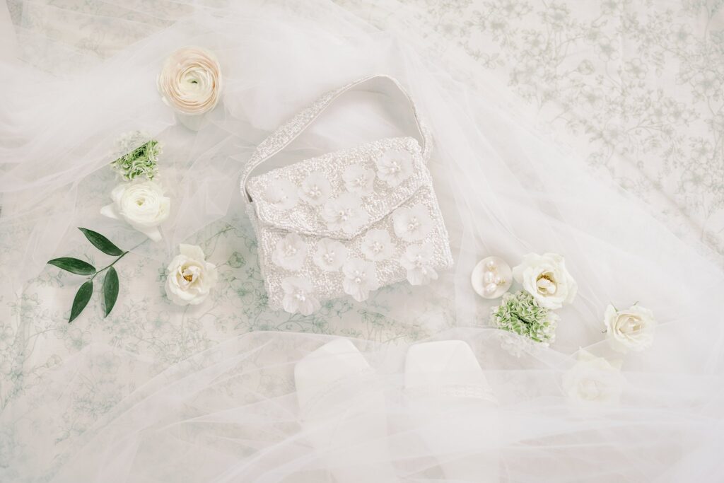 bride beaded purse for stonebridge country club wedding
