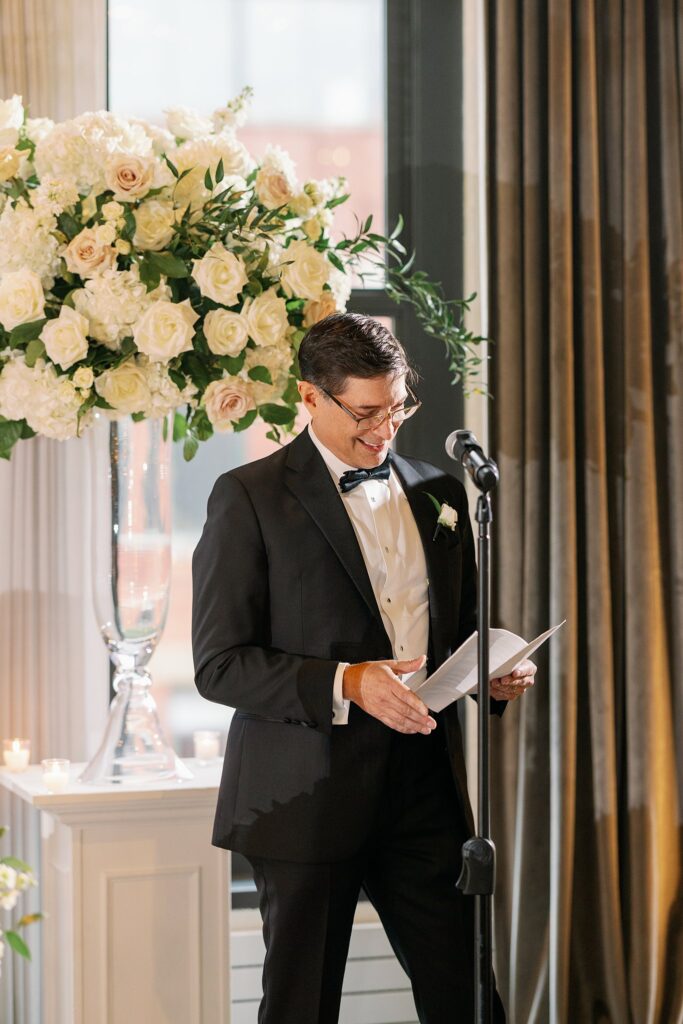 father of the bride speech at the dalcy wedding