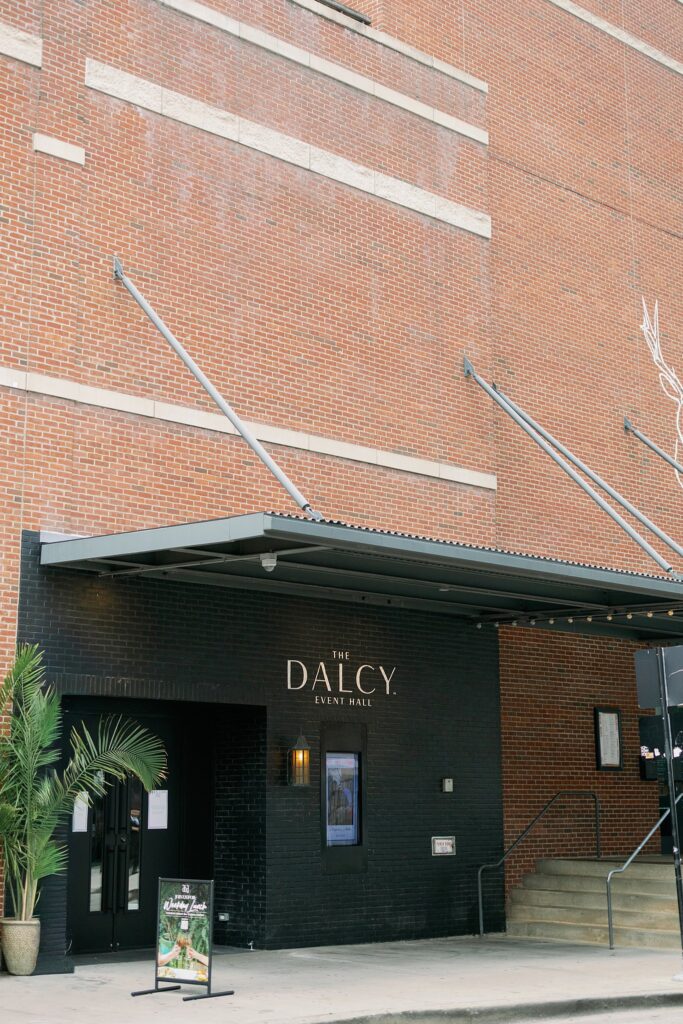 outside of the the dalcy wedding